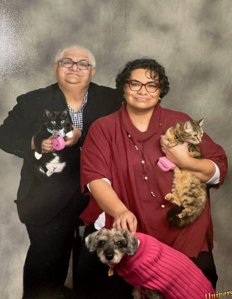 Pastor erika jezael martinez flores and her husband, jorge.